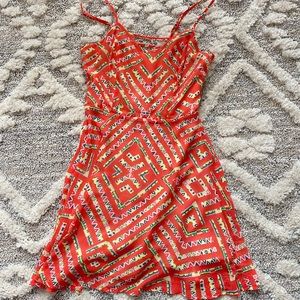Fire Los Angeles Orange Dress Size S